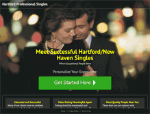 Tablet Screenshot of hartfordprofessionalsingles.com